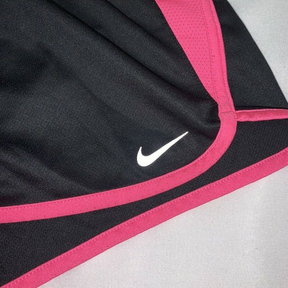 Nike Dri Fit black/pink elastic waist running B25 - Picture 3 of 6